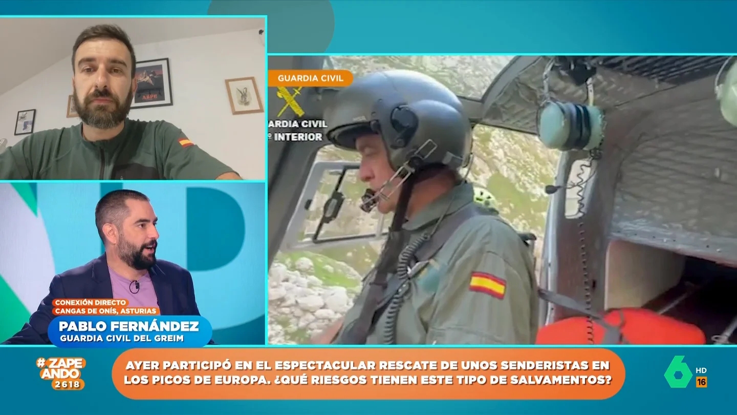 El agente Pablo Fernández explica qué pudo provocar el accidente de una senderista en los Picos de Europa El agente Pablo Fernández explica qué pudo provocar el accidente de una senderista en los Picos de Europa