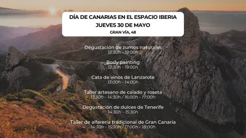 Actividades por el Día de Canarias en el Espacio Iberia Actividades por el Día de Canarias en el Espacio Iberia