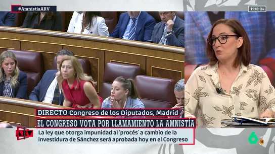 ARV- Gemma Robles reflexiona sobre la aprobación definitiva de la amnistía: "Es un punto de inflexión en la legislatura" ARV- Gemma Robles reflexiona sobre la aprobación definitiva de la amnistía: "Es un punto de inflexión en la legislatura"