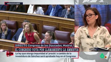 ARV- Gemma Robles reflexiona sobre la aprobación definitiva de la amnistía: "Es un punto de inflexión en la legislatura"