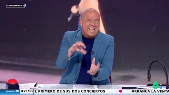 Alfonso Arus, sobre el fenómeno Taylor Swift: "Biden la quiere en sus filas; nosotros hemos estado entre Norma Duval y Ana Belén" Alfonso Arus, sobre el fenómeno Taylor Swift: "Biden la quiere en sus filas; nosotros hemos estado entre Norma Duval y Ana Belén"