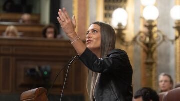 La portavoz de Junts en el Congreso, Miriam Nogueras