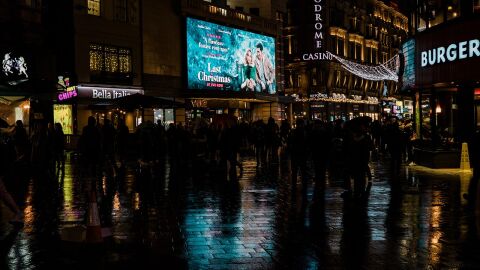 Leicester Square de noche