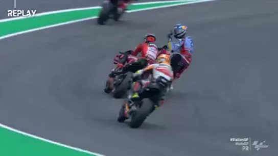 Álex Márquez, cabreado con Bagnaia Álex Márquez, cabreado con Bagnaia
