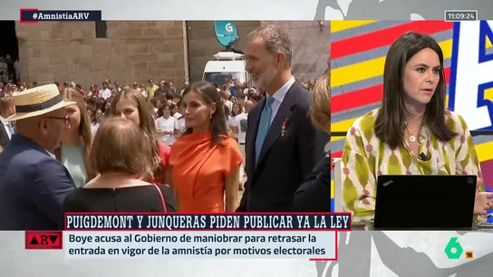 ARV- Ángela Martialay deja claro que "no es una posibilidad real" que Felipe VI se niegue a firmar la ley de amnistía ARV- Ángela Martialay deja claro que "no es una posibilidad real" que Felipe VI se niegue a firmar la ley de amnistía