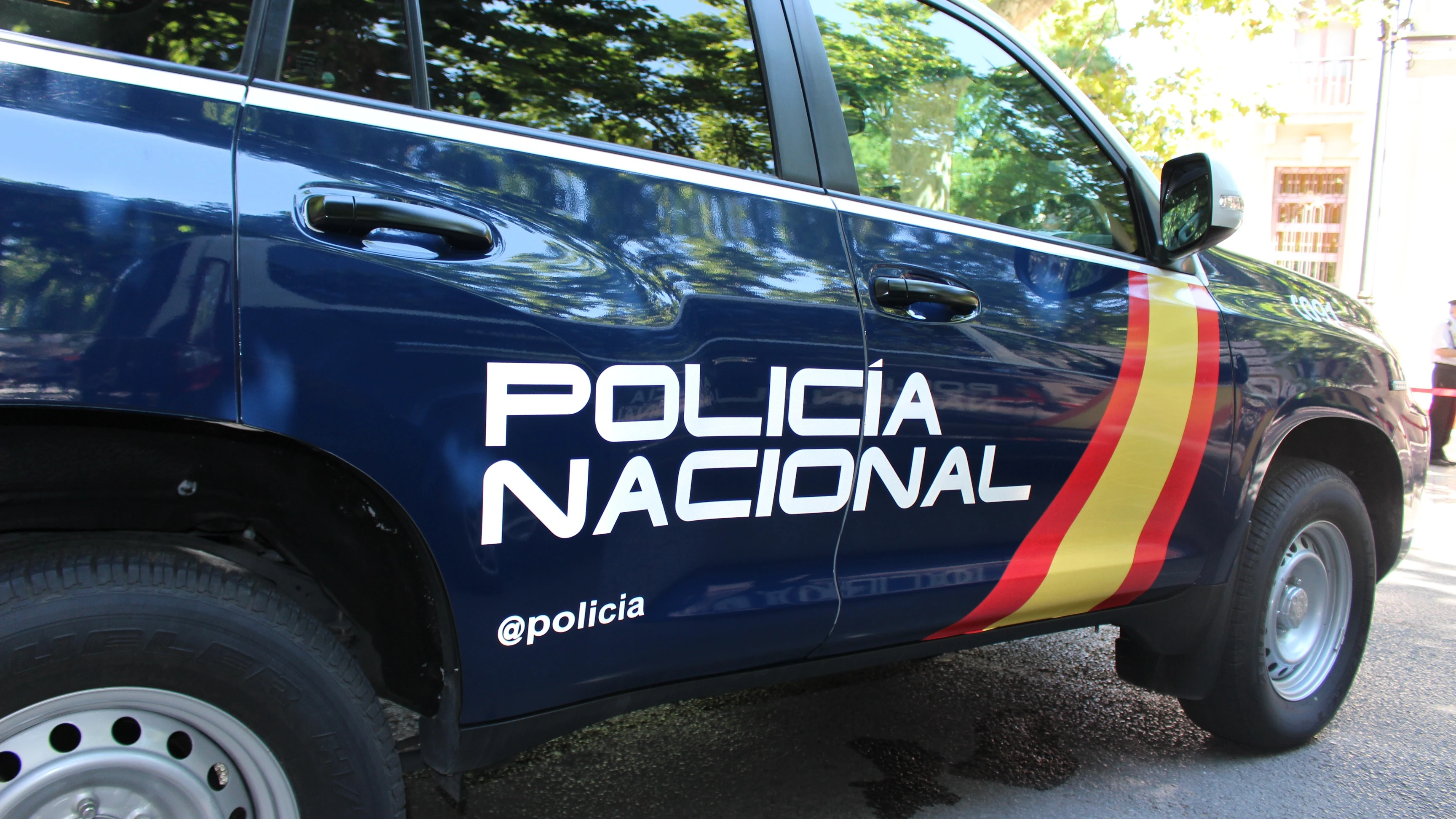 Imagen de archivo de una coche de la Policía Nacional 