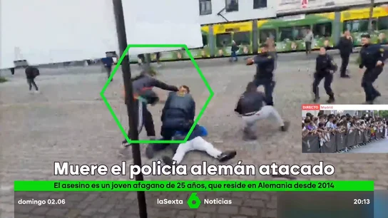 Muere el policía alemán que recibió una cuchillada en el cuello en Alemania Muere el policía alemán que recibió una cuchillada en el cuello en Alemania