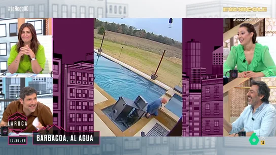LA ROCA_barbacoa se cae a la piscina: "A lo mejor la quería lavar" LA ROCA_barbacoa se cae a la piscina: "A lo mejor la quería lavar"