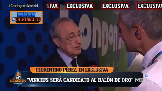Florentino Pérez, con José Luis Sánchez Florentino Pérez, con José Luis Sánchez