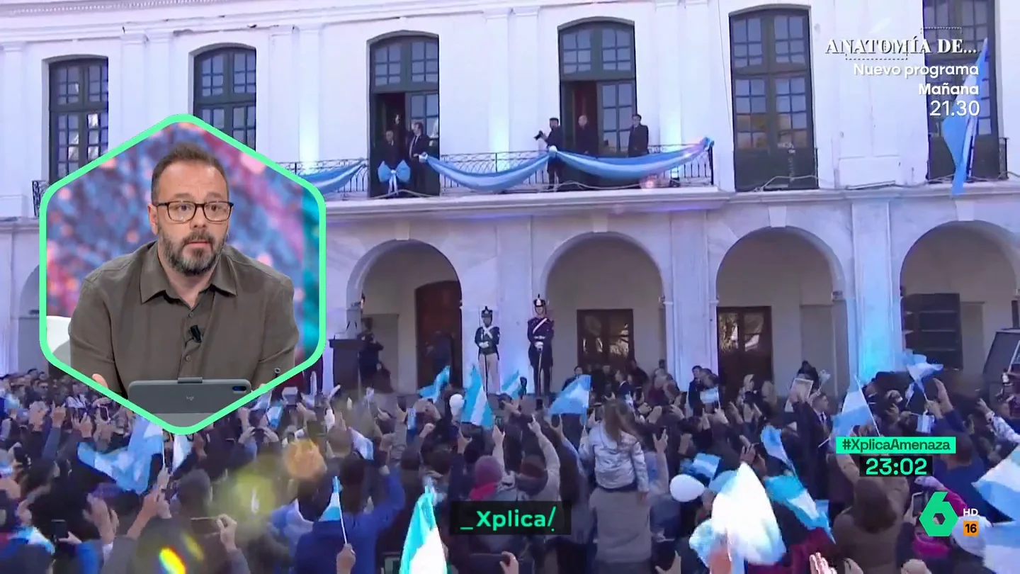XPLICA Antonio Maestre desmiente que el PP no haya dado apoyo a Milei: "Ayuso dijo 'Bienvenida la libertad'" XPLICA Antonio Maestre desmiente que el PP no haya dado apoyo a Milei: "Ayuso dijo 'Bienvenida la libertad'"