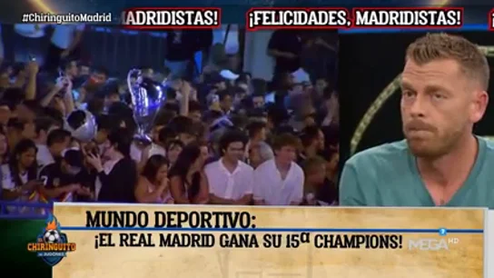 Jota Jordi, en 'El Chiringuito' Jota Jordi, en 'El Chiringuito'