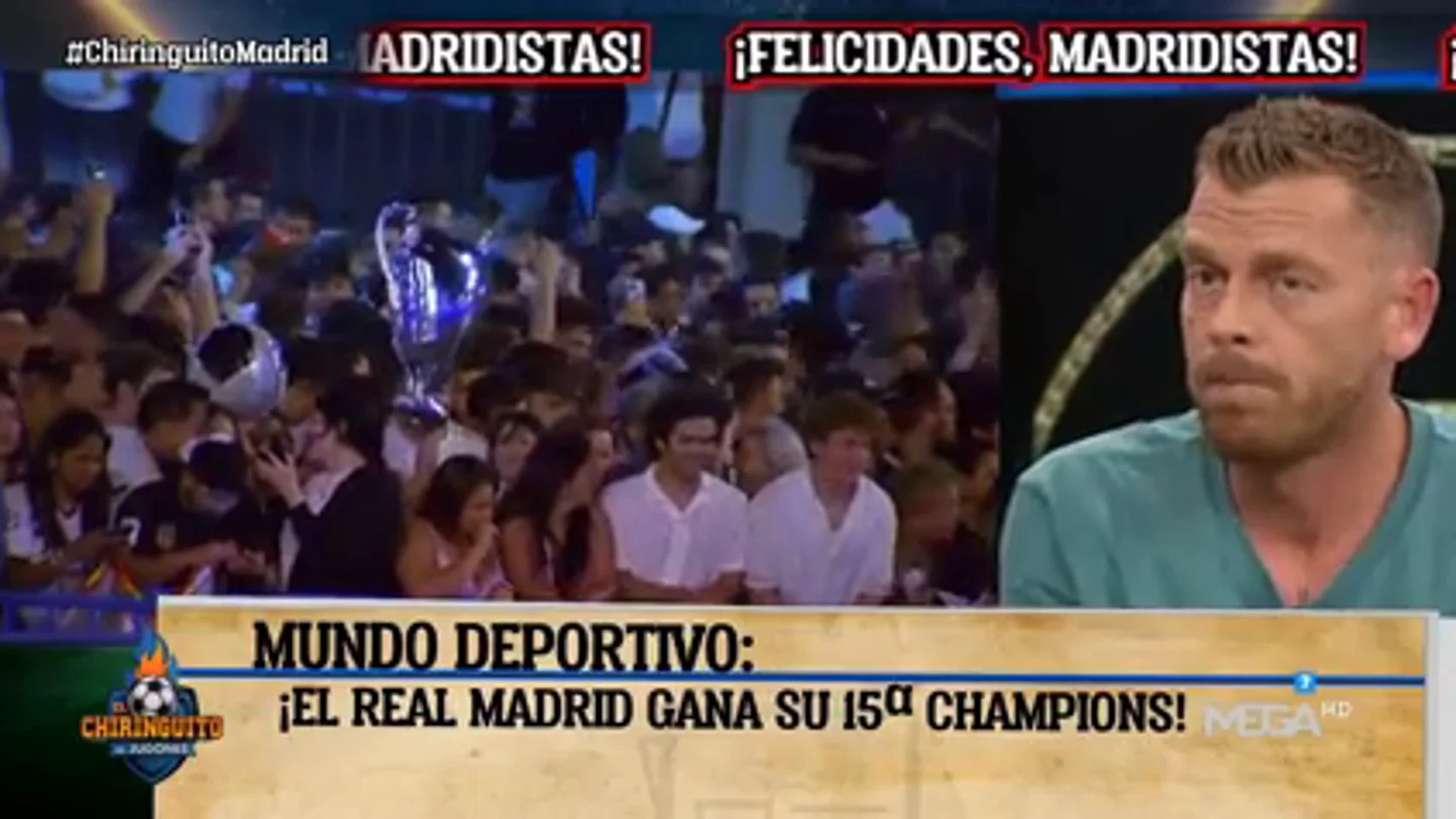 Jota Jordi, en 'El Chiringuito' Jota Jordi, en 'El Chiringuito'