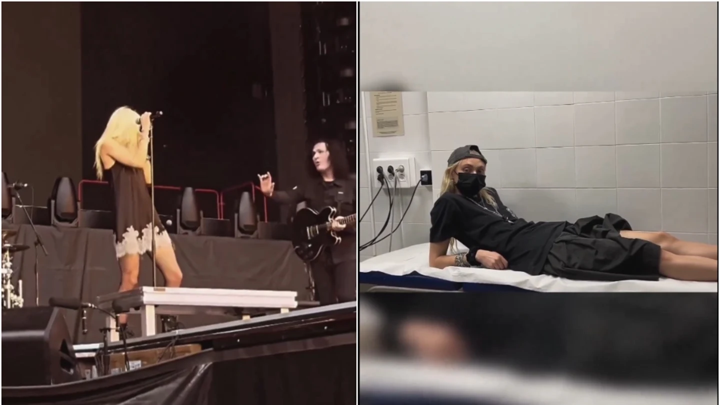 Taylor Momsen, telonera de AC/DC en Sevilla, es atacada por un murciélago Taylor Momsen, telonera de AC/DC en Sevilla, es atacada por un murciélago