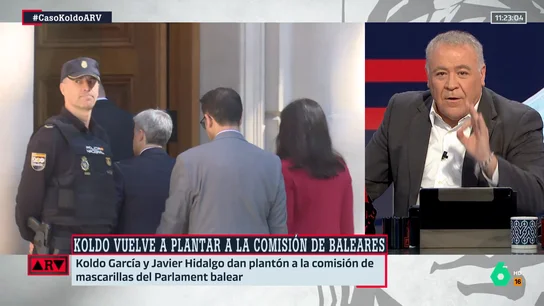 Ferreras, sobre la comisión de mascarillas del Parlament Ferreras, sobre la comisión de mascarillas del Parlament
