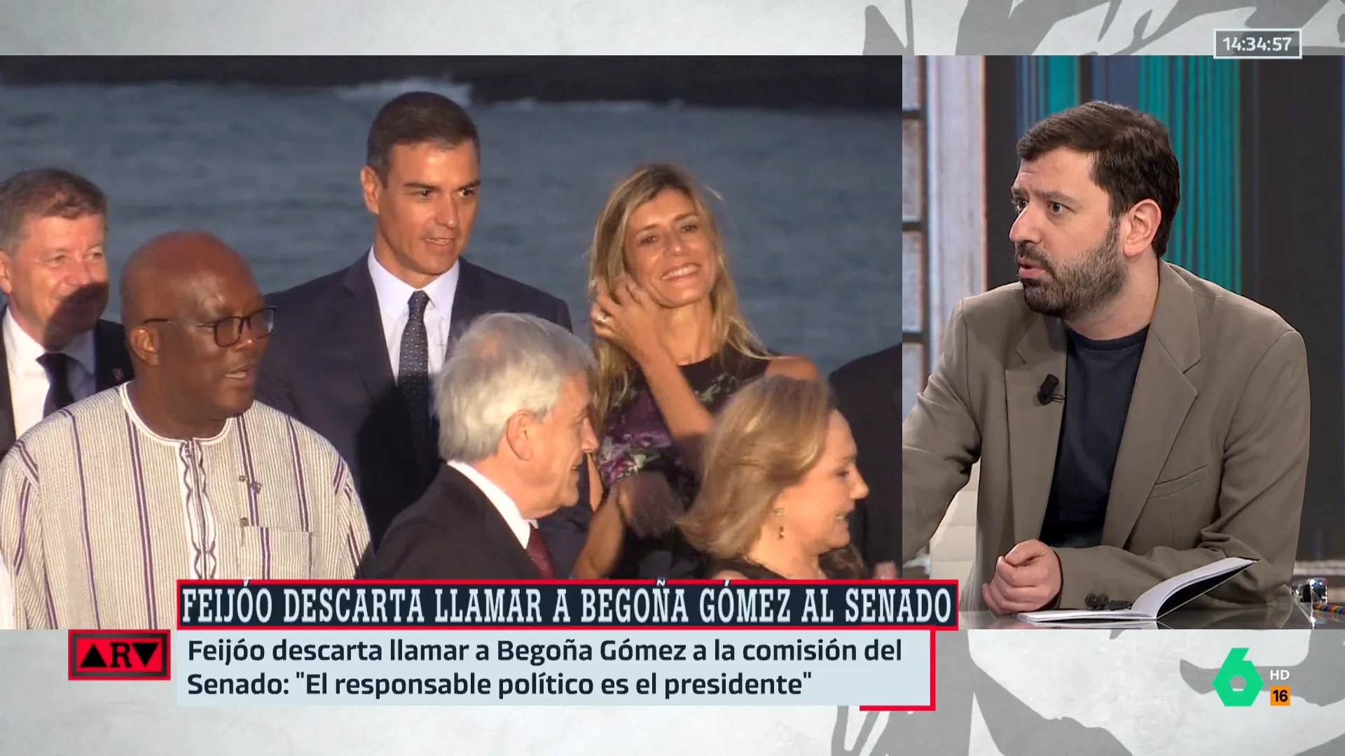 ARV-Valdivia responde a las palabras de Feijóo sobre Sánchez: "Si fuera coherente, tendría que hacer dimitir a Ayuso"