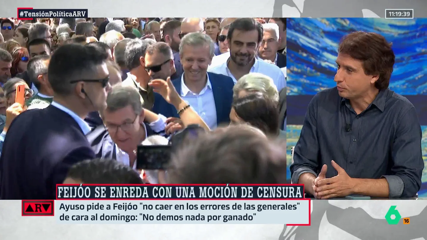 ARV- Lluís Orriols, sobre las elecciones europeas: "Se utilizan para mandar una señal a la política nacional" ARV- Lluís Orriols, sobre las elecciones europeas: "Se utilizan para mandar una señal a la política nacional"