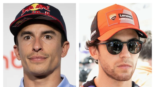 Marc Márquez y Enea Bastianini Marc Márquez y Enea Bastianini