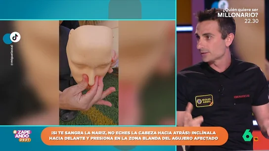 ¿Qué debemos hacer si nos sangra la nariz? Miguel Assal desaconseja echar la cabeza hacia atrás ¿Qué debemos hacer si nos sangra la nariz? Miguel Assal desaconseja echar la cabeza hacia atrás