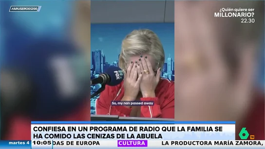 Se come las cenizas de su abuela en un plato de pasta para sentir que siempre estará con ella Se come las cenizas de su abuela en un plato de pasta para sentir que siempre estará con ella