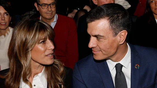 Imagen de archivo del presidente del Gobierno de España Pedro Sánchez, y su esposa María Begoña Gómez Imagen de archivo del presidente del Gobierno de España Pedro Sánchez, y su esposa María Begoña Gómez