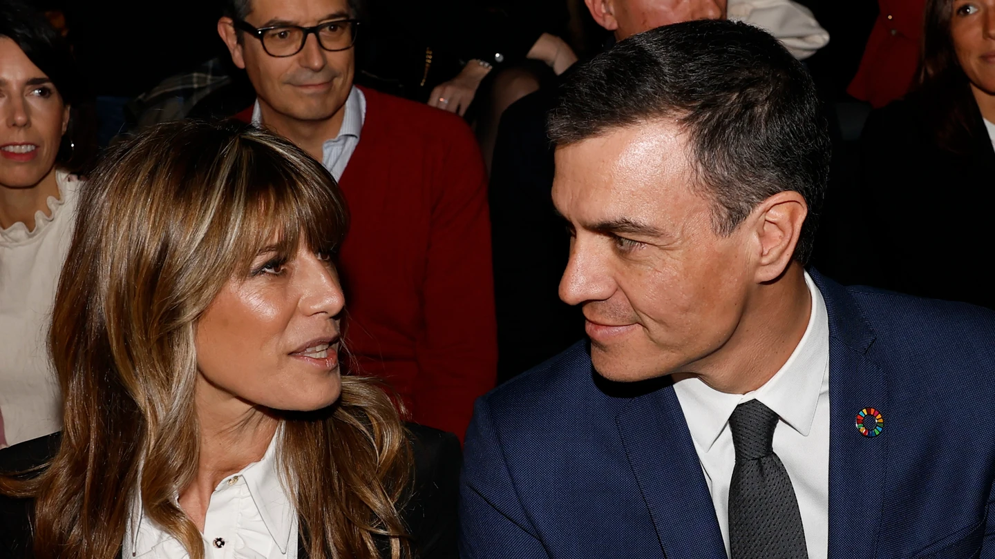Imagen de archivo del presidente del Gobierno de España Pedro Sánchez, y su esposa María Begoña Gómez Imagen de archivo del presidente del Gobierno de España Pedro Sánchez, y su esposa María Begoña Gómez