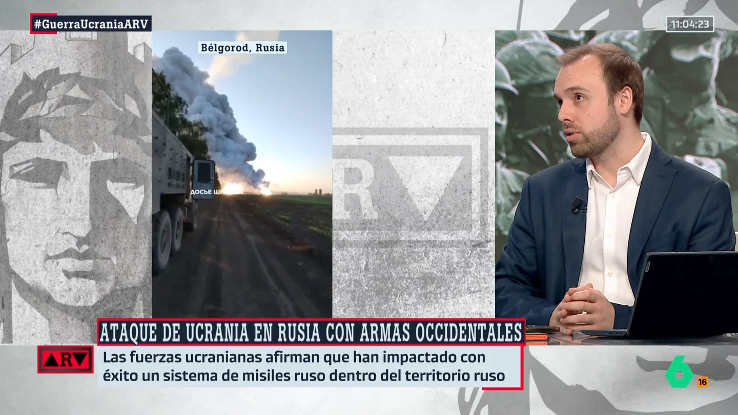 ARV- ¿Qué implica el ataque de Ucrania en territorio ruso con armas occidentales? Yago Rodríguez responde ARV- ¿Qué implica el ataque de Ucrania en territorio ruso con armas occidentales? Yago Rodríguez responde