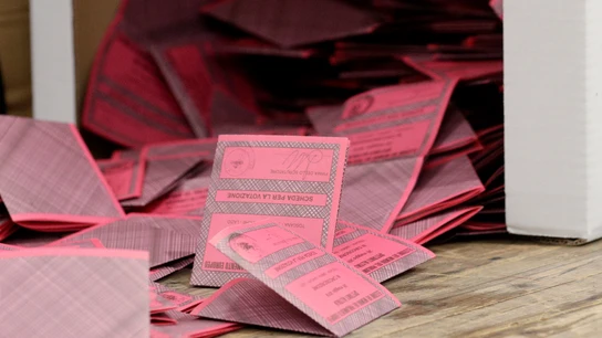 Papeletas de votación de las elecciones europeas de 2019 en Italia Papeletas de votación de las elecciones europeas de 2019 en Italia