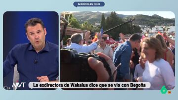 Iñaki López se sorprende con el apellido de la exdirectora de Wakalua que se vio con Begoña Gómez