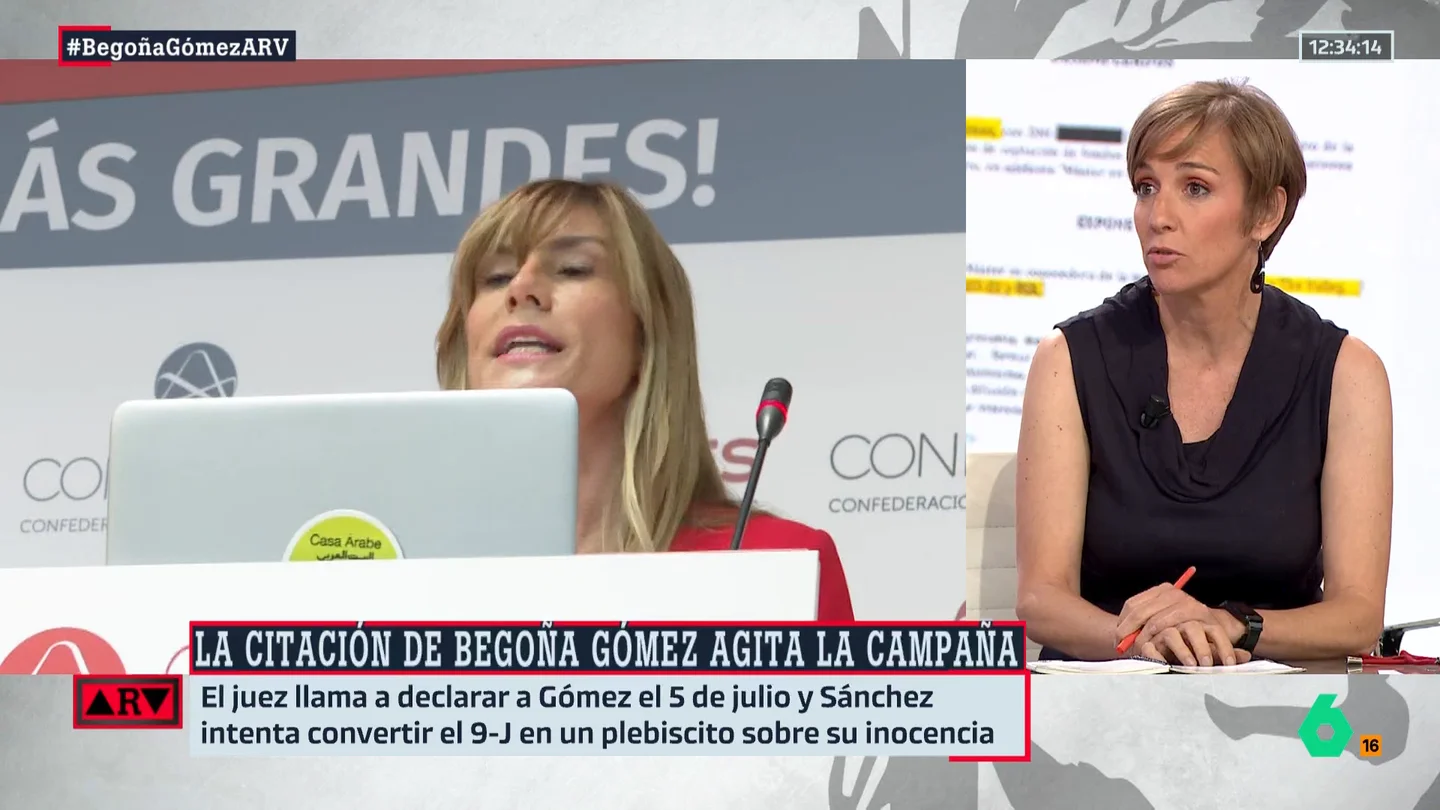 ARV- El análisis de Tania Sánchez sobre las elecciones europeas: "Si fuese el PP no estaría tranquila" ARV- El análisis de Tania Sánchez sobre las elecciones europeas: "Si fuese el PP no estaría tranquila"