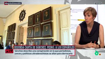 Tania Sánchez critica el "hábito epistolar" de Pedro Sánchez: "Este país merece más respeto"
