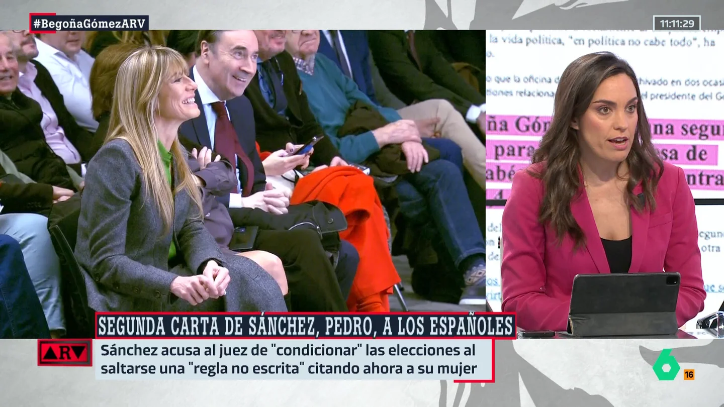 ARV- García Aller, sobre Pedro Sánchez: "Me produce extrañeza que normalice comunicarse a través de cartas" ARV- García Aller, sobre Pedro Sánchez: "Me produce extrañeza que normalice comunicarse a través de cartas"