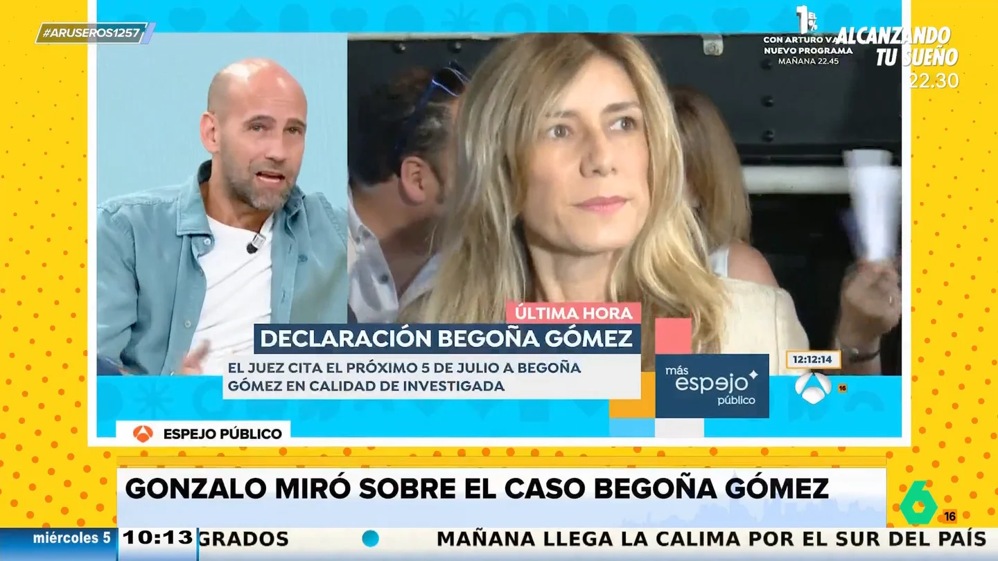 Gonzalo Miró analiza la citación de Begoña Gómez, mujer de Sánchez: "Es un juez jugando a hacer política" Gonzalo Miró analiza la citación de Begoña Gómez, mujer de Sánchez: "Es un juez jugando a hacer política"