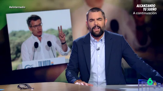 Dani Mateo, confundido tras oír a Feijóo llamar a Pedro Sánchez "el puto amo" "No es normal que el líder de la oposición se refiera al presidente del Ejecutivo como el puto amo, no por las formas, sino porque al final te lías", afirma en este vídeo Dani Mateo, que recomienda a Feijóo que lo adecuado sería "el fruto amo".