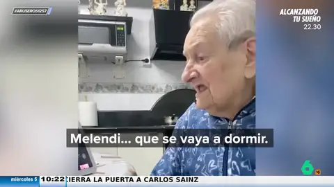 La abuela más famosa de TikTok, después de escuchar una canción de Melendi: "Que se vaya a dormir" 