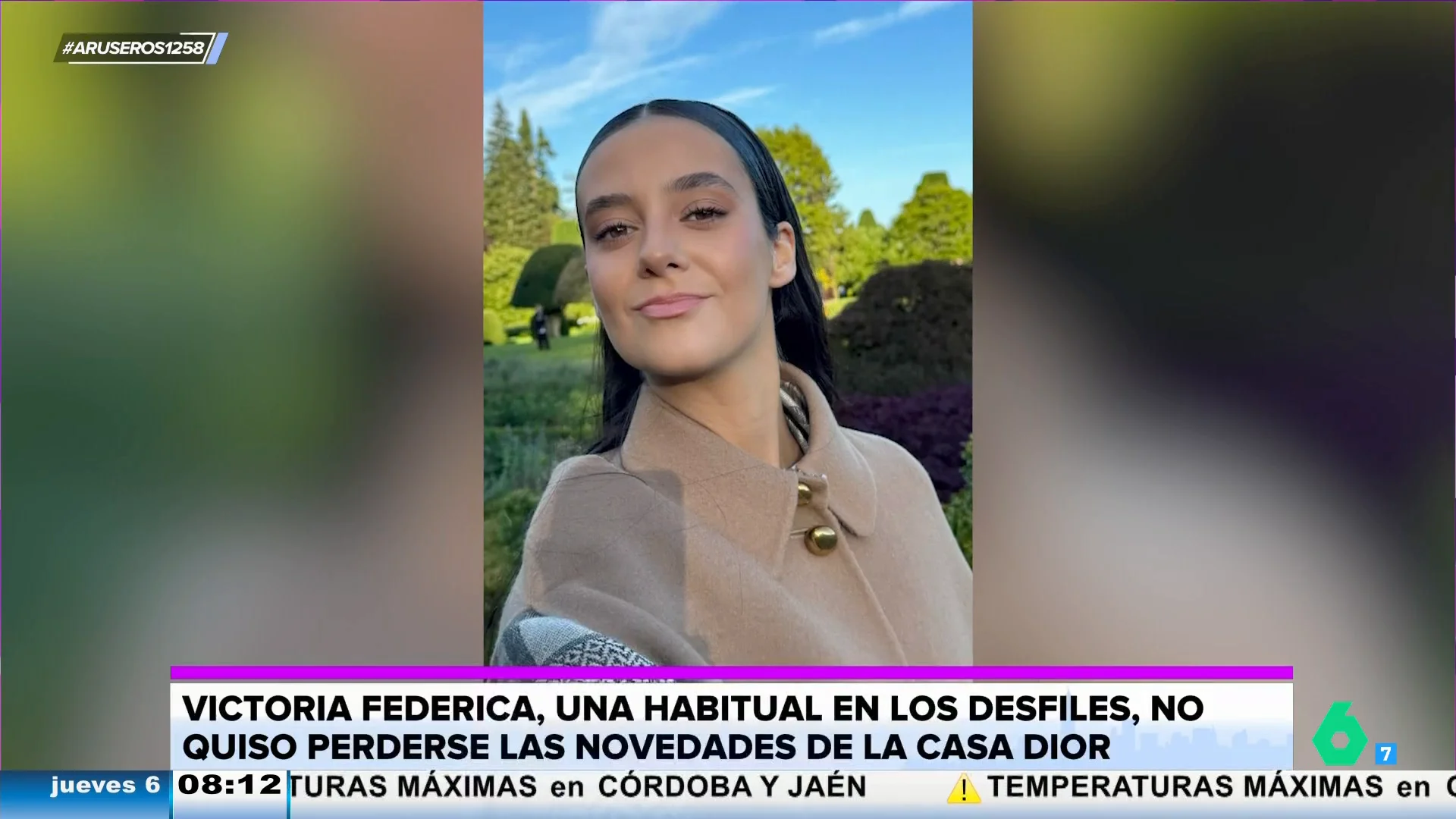 Victoria Federica vuelve a 'convertirse' en Julieta Venegas en un desfile de Dior en Escocia