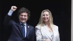 El presidente de Argentina, Javier Milei, y su hermana Karina Milei