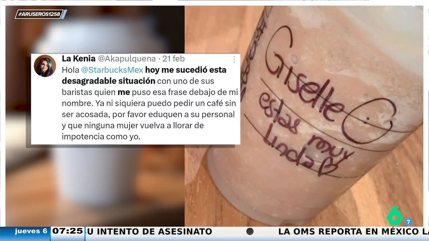 La denuncia viral de una chica tras el mensaje del camarero en su café: "Ni siquiera puedo pedir un café sin ser acosada" La denuncia viral de una chica tras el mensaje del camarero en su café: "Ni siquiera puedo pedir un café sin ser acosada"