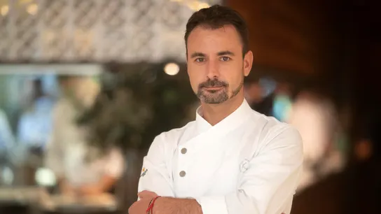 Imagen del chef Eduard Xatruch, del restaurante Disfrutar, en Barcelona. Imagen de archivo del chef Eduard Xatruch, del restaurante Disfrutar, en Barcelona.