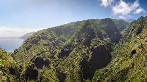 Paisaje del norte de La Palma