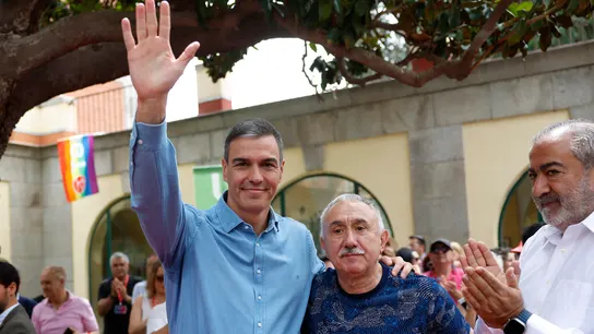 Pedro Sánchez con Pepe Álvarez Pedro Sánchez con Pepe Álvarez
