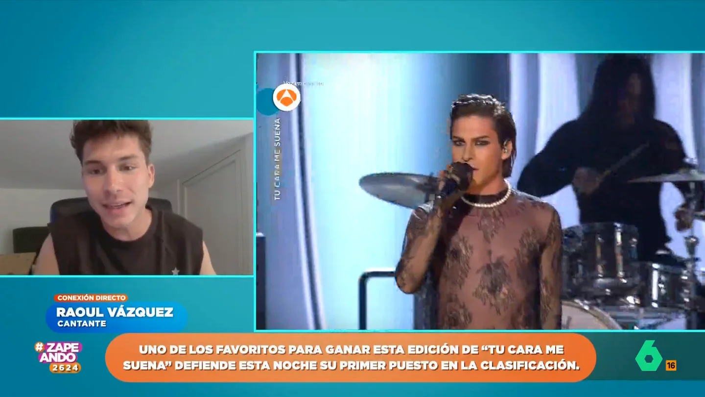 Raoul Vázquez valora su imitación a Måneskin en Tu cara me suena Raoul Vázquez valora su imitación a Måneskin en Tu cara me suena
