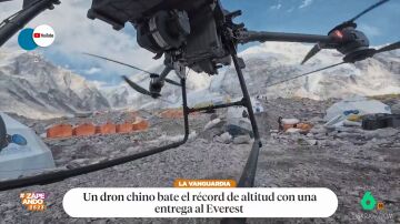 Quique Peinado alucina con un dron que ha subido hasta el campamento uno del Everest: "Esto es fortísimo"