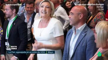 La francesa Marine Le Pen, o cómo cargar contra los productos españoles y ser invitada de honor de Vox