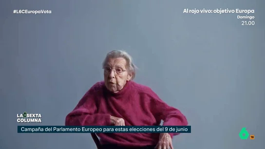 Así animan los abuelos a votar en las elecciones europeas para que nadie se confíe "Nunca hay que dar por sentada la democracia". Bajo este lema, la Unión Europea llama al voto en las elecciones europeas en una campaña donde veteranos recuerdan el horror de la Segunda Guerra Mundial, que laSexta Columna analiza en este vídeo.