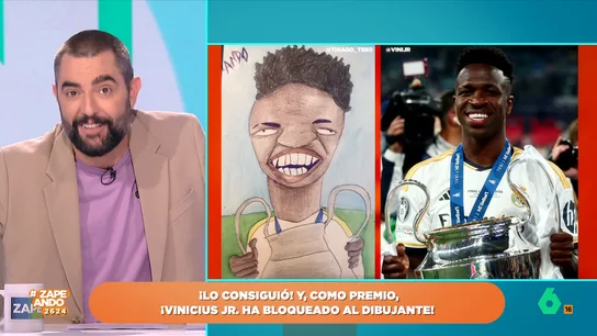 Vinicius bloquea a un fan por hacerle este dibujo con la copa de la Champions Vinicius bloquea a un fan por hacerle este dibujo con la copa de la Champions