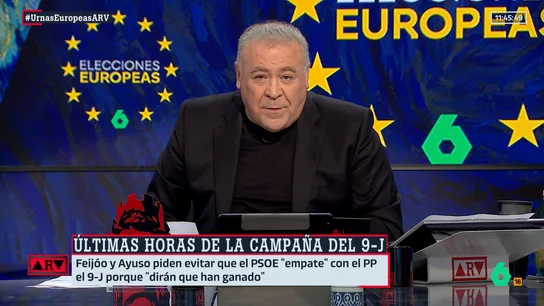 Ferreras señala de "rosario político" las manifestaciones para "rezar" en Ferraz: "Es un rosario anti Sánchez" Ferreras señala de "rosario político" las manifestaciones para "rezar" en Ferraz: "Es un rosario anti Sánchez"