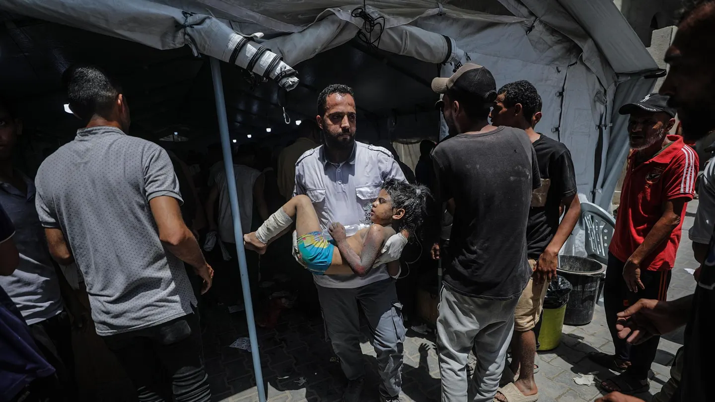 Heridos en Gaza Heridos en Gaza