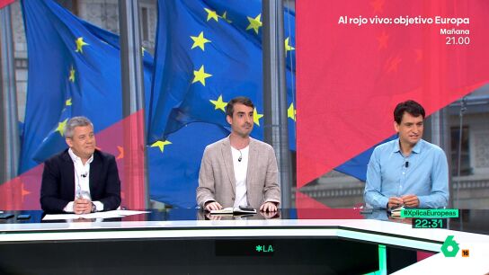 Rodrigo Bl&aacute;zquez, Pablo Sim&oacute;n y Lluis Orriols en laSexta Xplica
