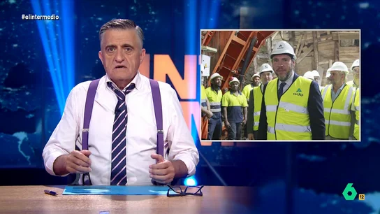 Wyoming, tras ver a Óscar Puente en una visita a las obras de un túnel: "Intenta ser el albañil de los Village People" Wyoming, tras ver a Óscar Puente en una visita a las obras de un túnel: "Intenta ser el albañil de los Village People"