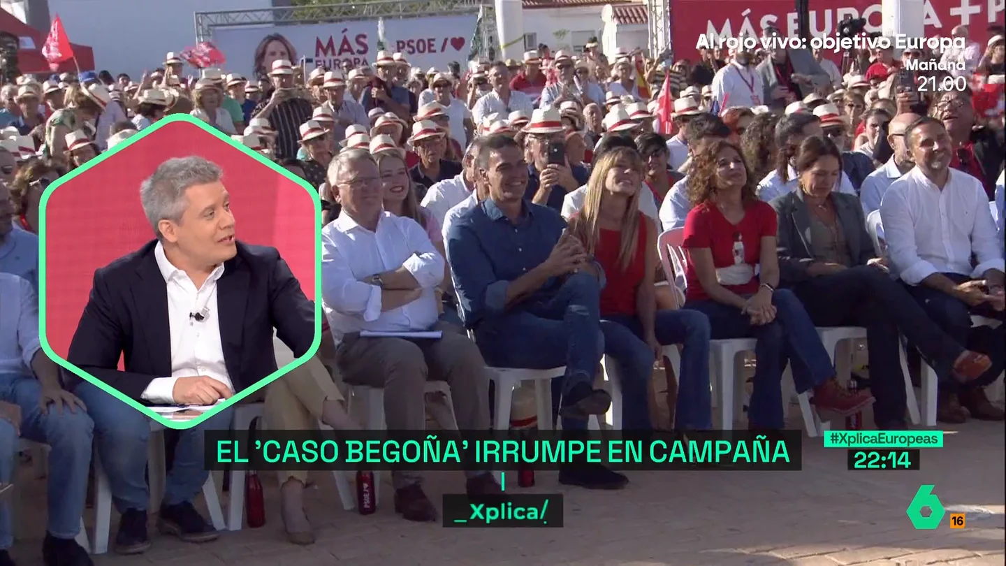 XPLICA - Rodrigo Blázquez: "Pedro Sánchez incluye a Begoña Gómez como un activo de la campaña electoral" XPLICA - Rodrigo Blázquez: "Pedro Sánchez incluye a Begoña Gómez como un activo de la campaña electoral"